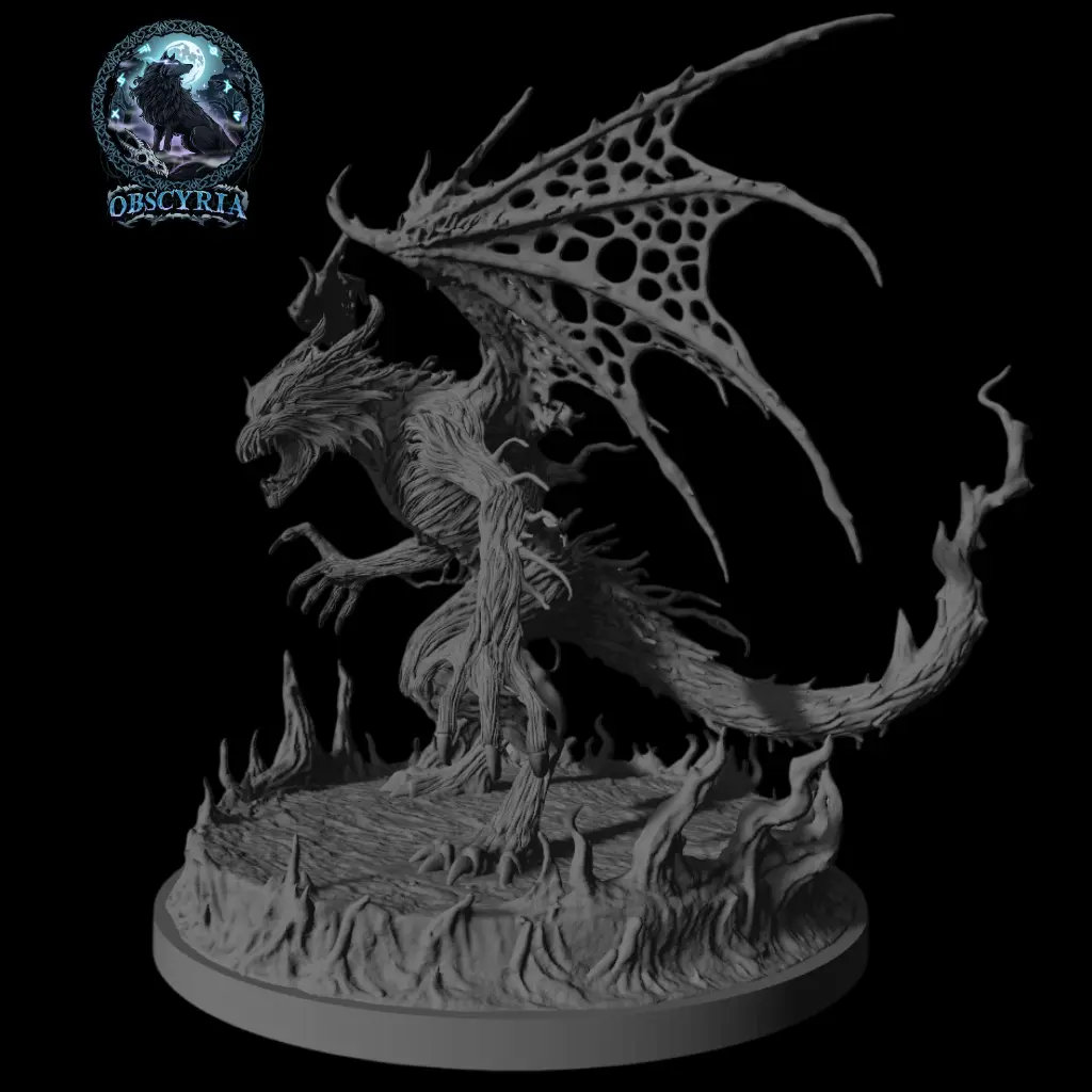 Düsterschwinge Figur Resin Druck – Bild 4