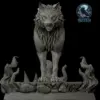 Obscyria Schattenwolf Figur OBS666331 front