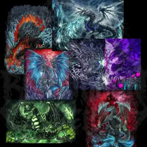 Obscyria 666888 Stickerset Kreaturen