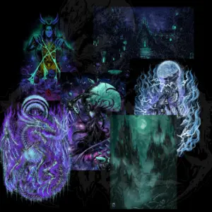 Obscyria 666888 Stickerset gemischt