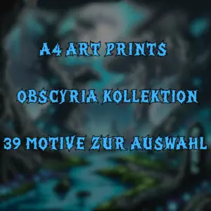 A4 Art Prints – Obscyria Kollektion